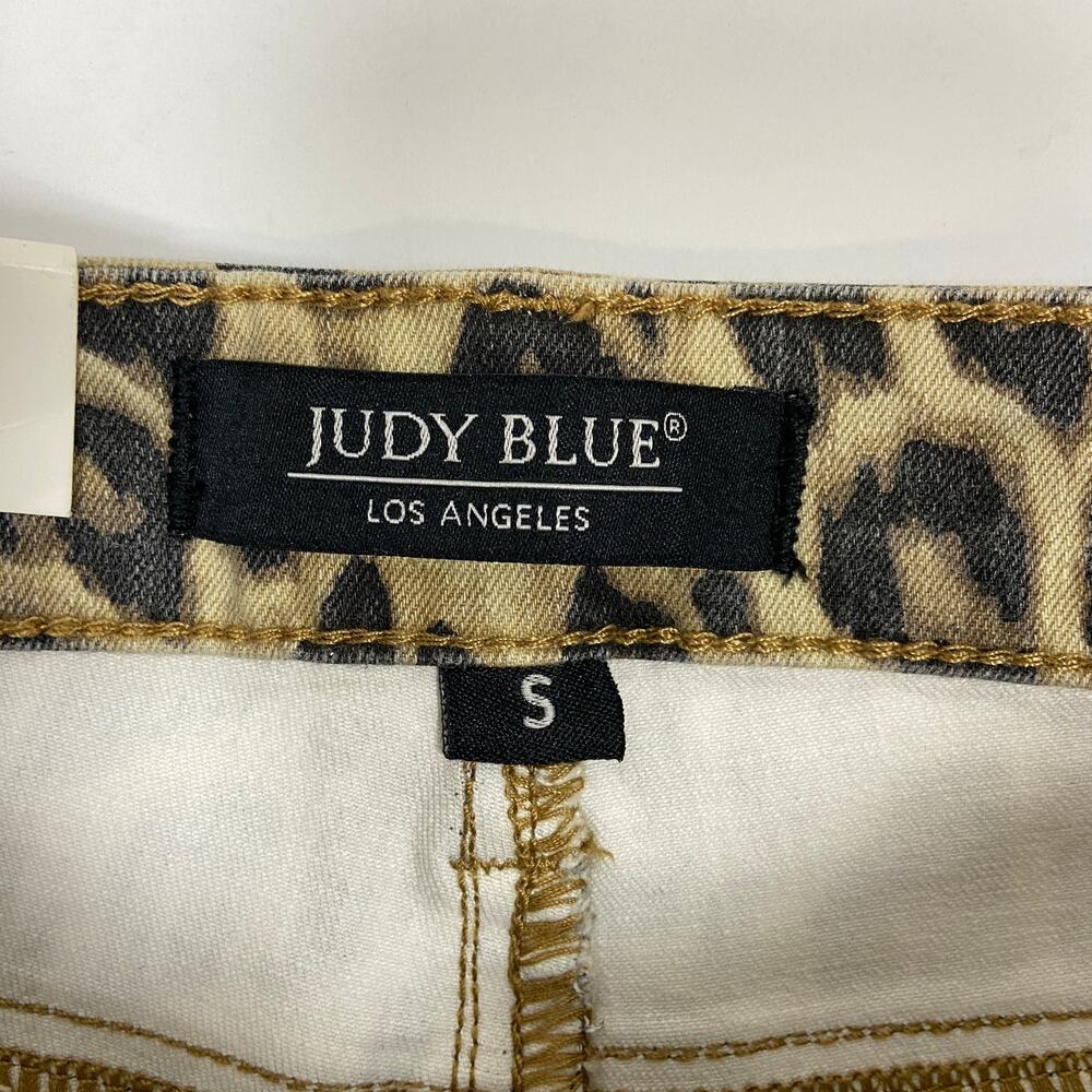 Judy Blue Leopard Animal Print Short Size Small New With Tag - Picture 3 of 7